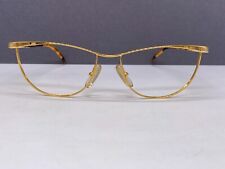 Starck Mikli Eyeglasses Women Gold Matte Rectangular Bioop 03057 Full Rim France