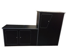 VW T5 Transporter  Campervan Camper Kitchen Furniture Unit pod Black STD SWB