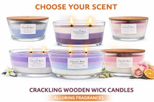 Crackle wick scented wooden - wick,