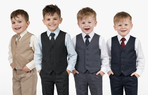Boys suits piece waistcoat - boys,