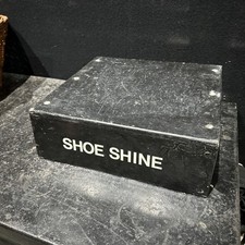 Vintage Shoe Shine Box Ref Chap