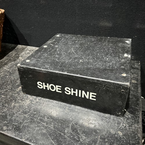 Vintage shoe shine box - box, ref
