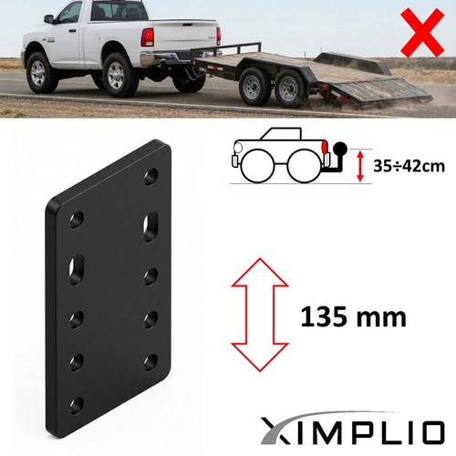 Towbar towball drop plate - towbar,