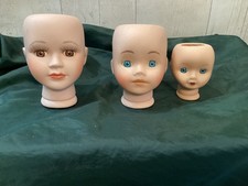 Vintage  Porcelain Doll Heads