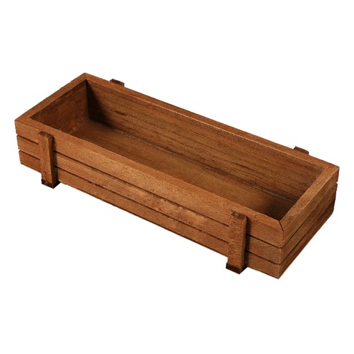 Vintage wooden trough planter - vintage,
