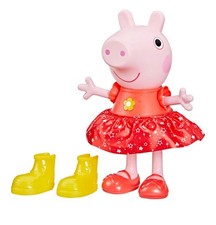 Peppa Pig - Peppa’s Muddy Puddles Party Doll, Yellow - Brand New 