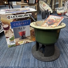 Vintage LE CREUSET COMPACT FONDUE SET Cookware Kitchenware