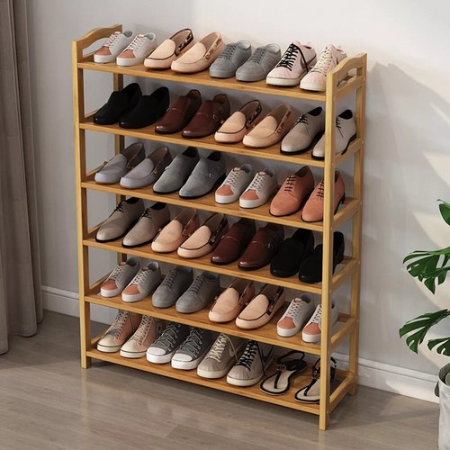 Tiers bamboo shoe - bamboo, rack