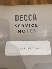 DECCA The Decola Service Notes