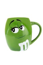 M&M's World Large GREEN Barrel Mug ***BRAND NEW*** M and M Official Merchandise