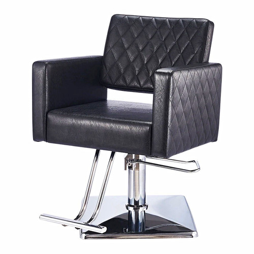 Black hydraulic salon chair - black,