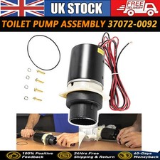 for Jabsco 37072-0092 Motor Pump 12V Quiet Flush Designer Series Electric Toilet