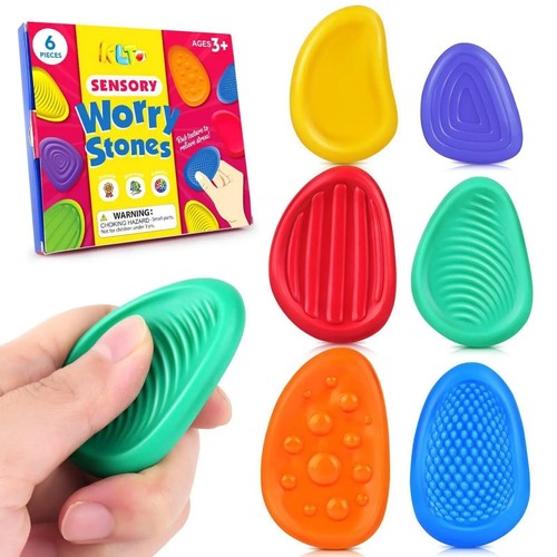 6pcs textured sensory - sensory, worry