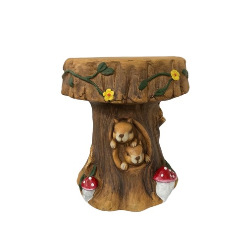 Tree stump stool woodland - tree,