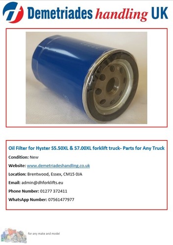 Oil filter for gas - filter,