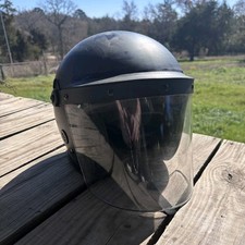 Black Riot Control Helmet with