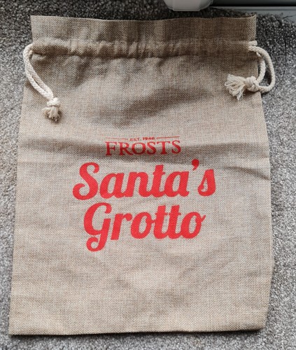 Santas grotto sack drawstring - grotto,