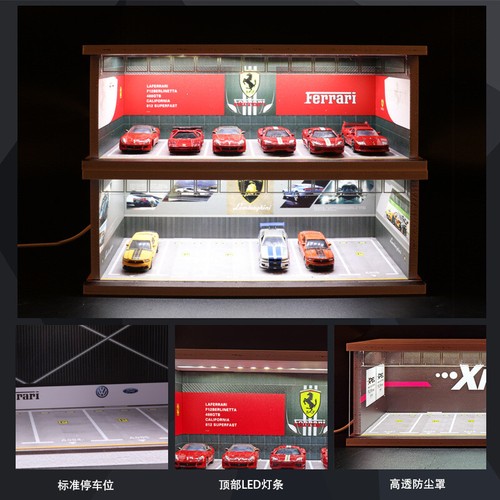 Diorama car garage model - diorama,