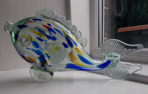 Medium sized murano fish - sized,