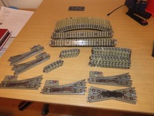 Hornby Dublo 3 rail good quality rails  and Manual Turnouts 52 Pieces