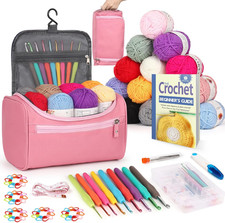 Crochet Kit, 88 PCS Crochet