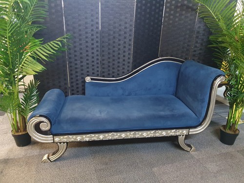 Blue wedding chair - wedding, sofa
