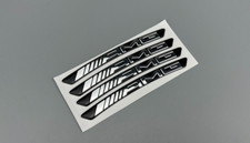 AMG Wheel Rim Badge Emblem Sticker Car Styling For Mercedes Benz AMG C E Class