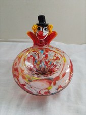 MURANO GLASS CLOWN BOWL
