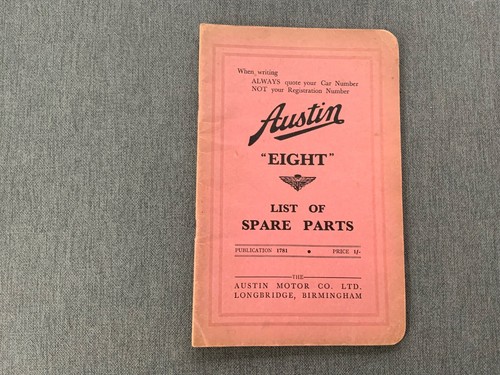 Austin eight list - list, of
