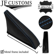 L BLUE STITCHING LEATHER