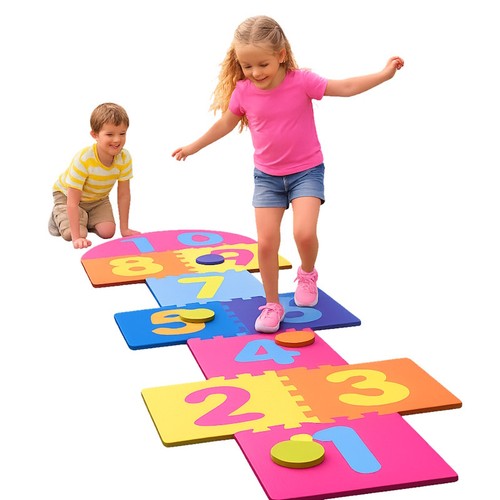 Giant hopscotch game eva foam - giant,