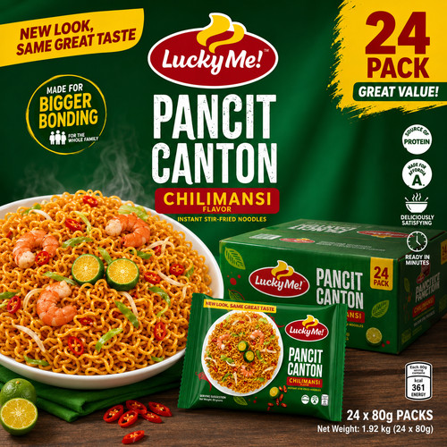 Lucky pancit canton - lucky, instant