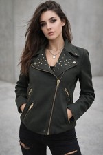 Zara Basic women's dark army