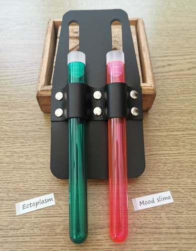 Ghostbusters leather test tube - leather,