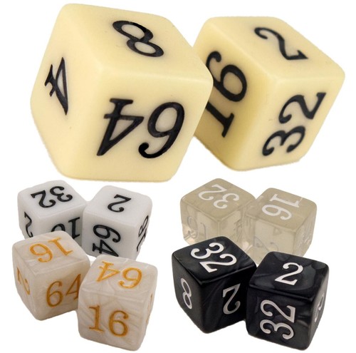 Backgammon doubling dice - backgammon, x2