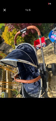 Icandy navy pram pushchair - navy,