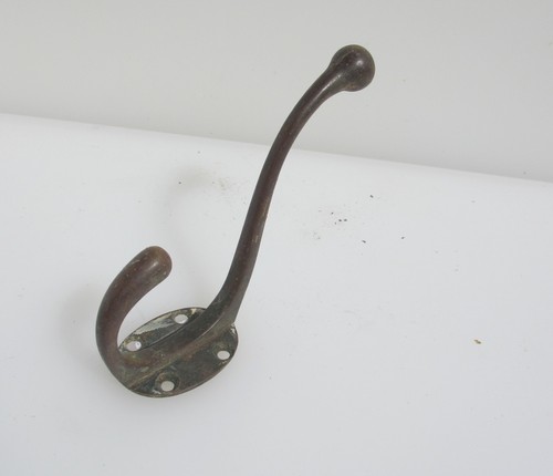Vintage brass coat - brass, hanger