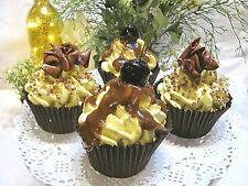  FAKE CAKES  ARTIFICIAL CHOCOLATE CUPCAKES,AFTERNOON TEA COFFEE SHOP PROP  55
