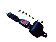Lap Belt Seat Belt inc Fixing Kit Universal Retractable ALR, Webbed Buckle 2220