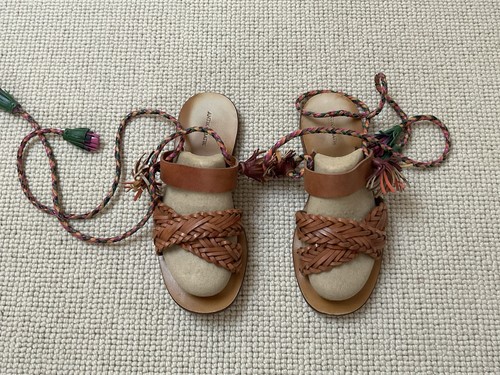 Antik batik brown leather - batik,