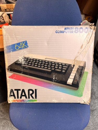 Atari 800xl boxed tested - atari,