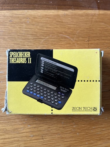 Zeon tech spellchecker - tech,