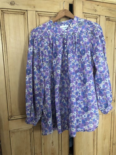 Antik batik purple smock - batik,