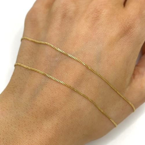 Curb chain 9ct - curb, link
