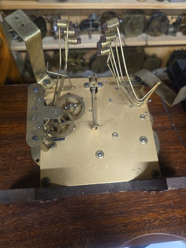 Antique wall clock mechanism - antique,