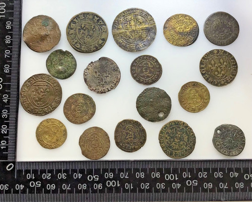 Collection brass jetton - brass,