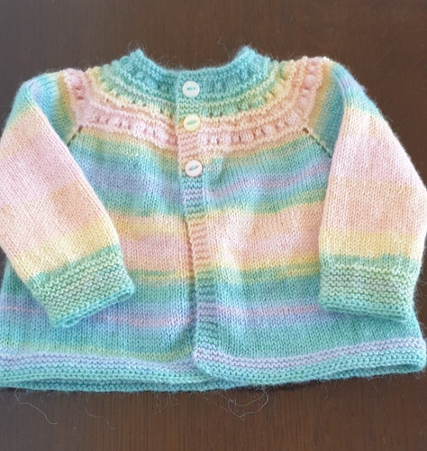 Hand knitted baby doll reborn - hand,