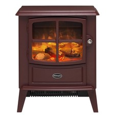 Dimplex Brayford Burgundy Optiflame Freestanding Electric Stove 2kW Open Box