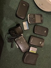 Job Lot of 5 BlackBerry Phones – Mixed Models – Mostly Working