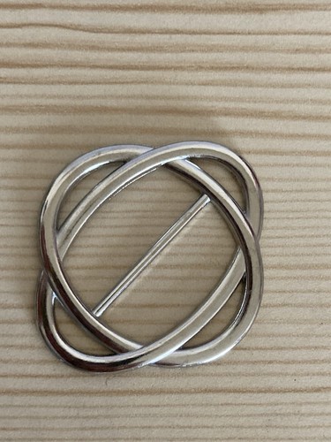 Silver metal scarf - metal,